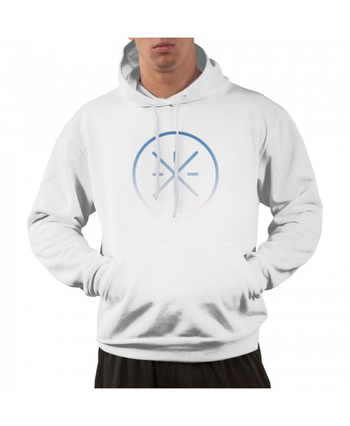 Oak Hill Academy Basketball Men's hoodie Dwyane Wade Logo White