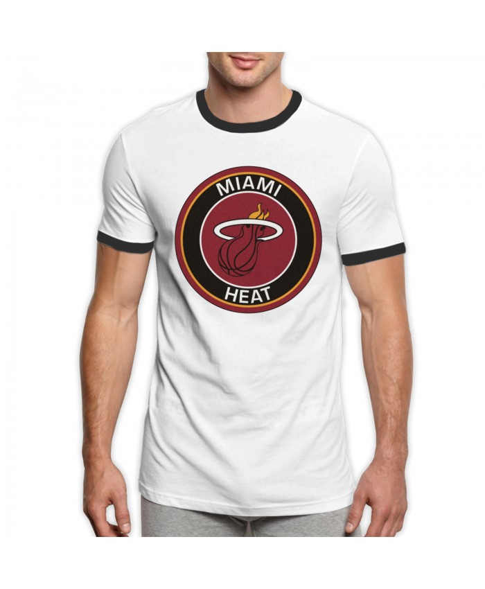 Okpala Miami Heat Men's Ringer T-Shirt Miami Heat MIA Black