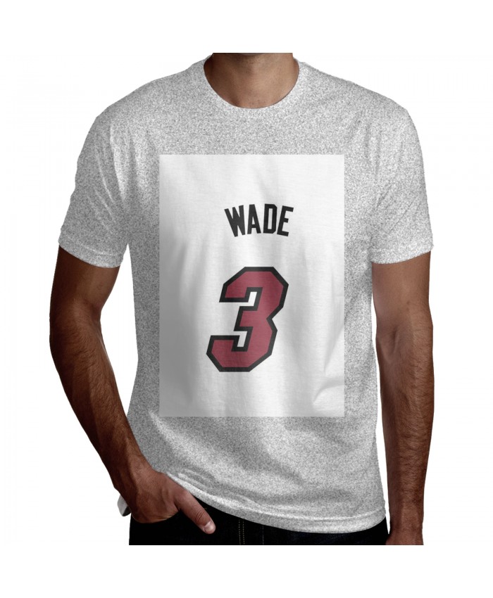Oregon State Basketball Men's Short Sleeve T-Shirt Dwyane Wade Logo Gray