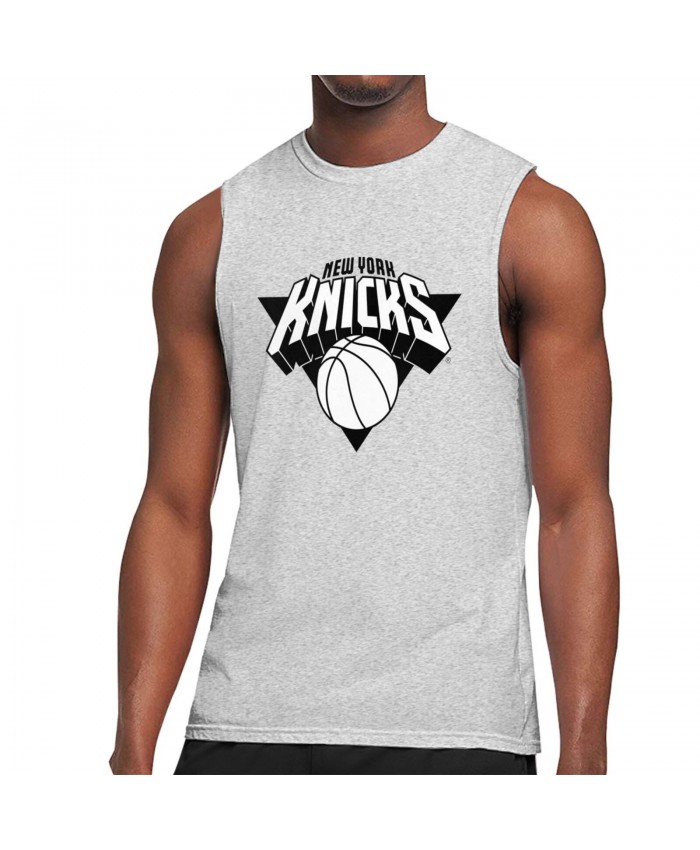 Orlando Magic New York Knicks Men's Sleeveless T-Shirt New York Knicks NYN Gray