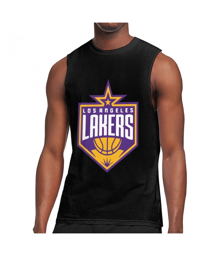 Paul Lakers Men's Sleeveless T-Shirt Los Angeles Lakers LAL Black
