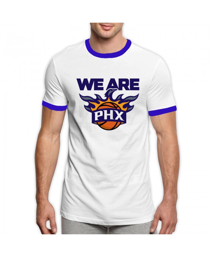 Phoenix Suns 1976 Men's Ringer T-Shirt Phoenix Suns PHX Blue