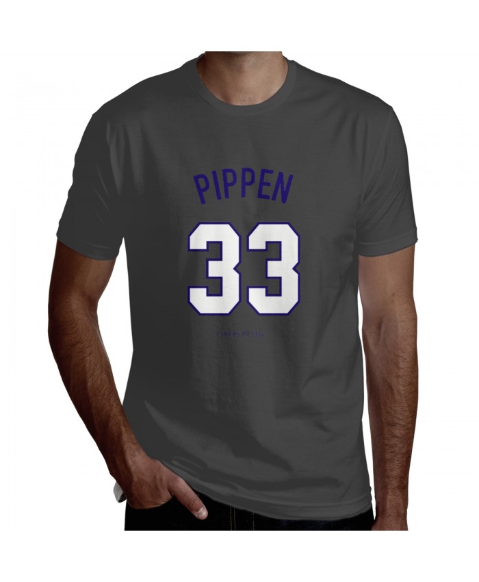 Pippen Chicago 2003 Men's Short Sleeve T-Shirt Scottie Pippen Deep Heather