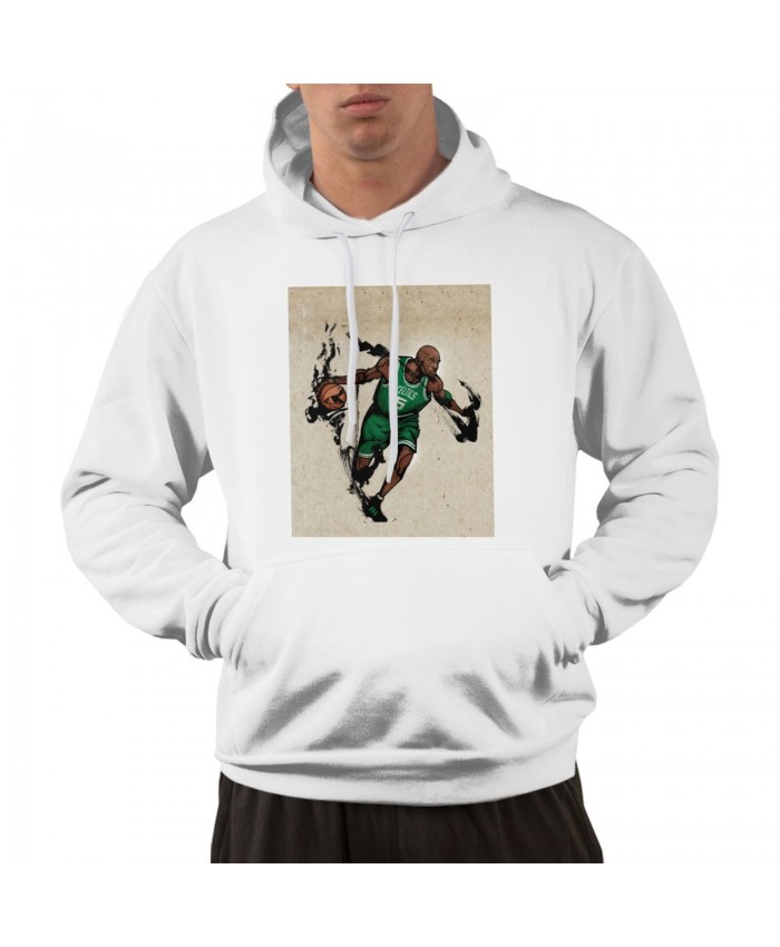 Rajon Rondo Kevin Garnett Men's hoodie Kevin Garnett White