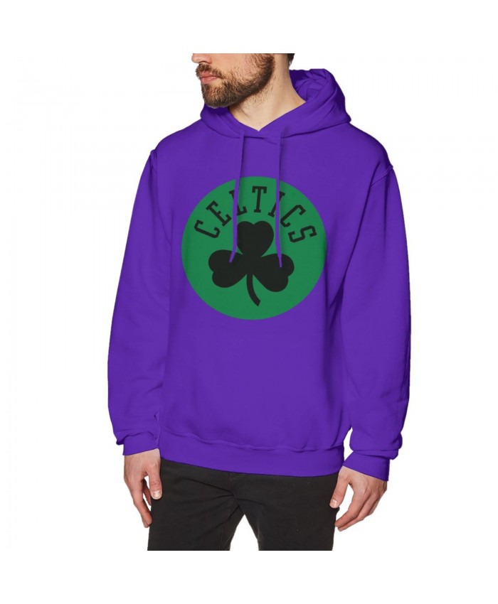 Rick Barry Men's Hoodie Sweatshirt Boston Celtics CEL Purple