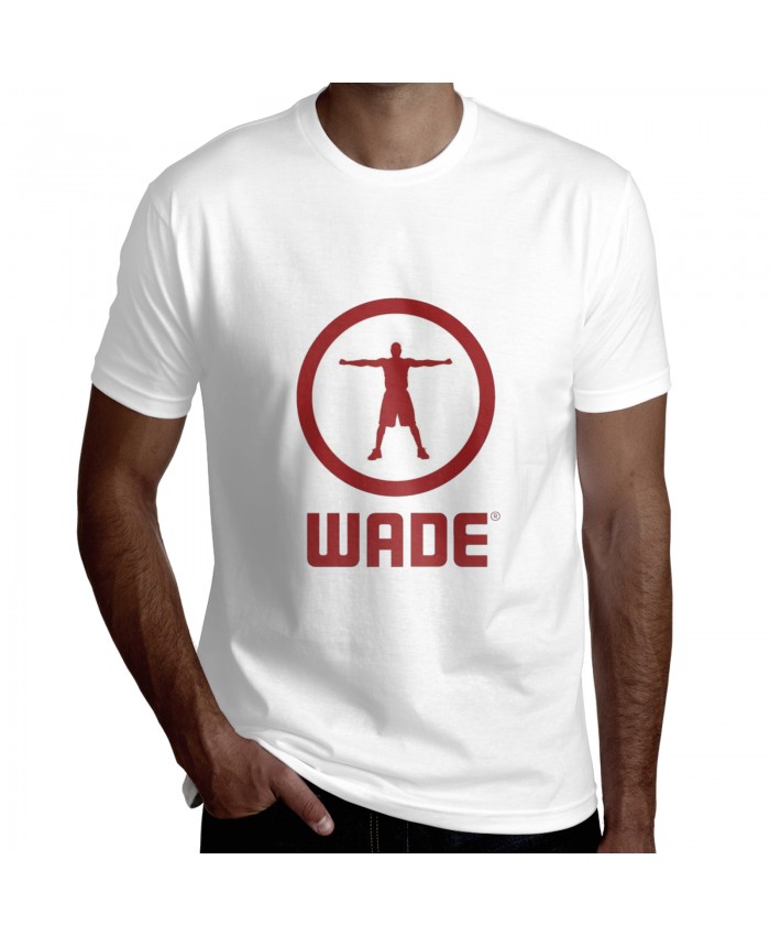 Rocket Watts Men's Short Sleeve T-Shirt Dwyane Wade White