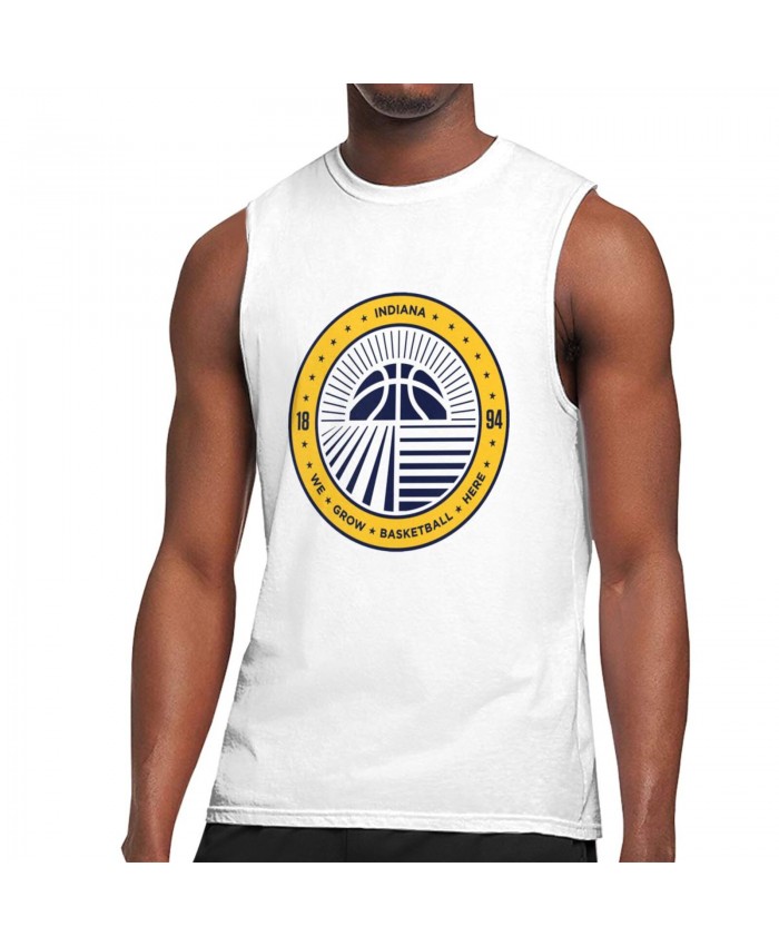 Rumeal Robinson Men's Sleeveless T-Shirt Indiana Pacers IND White