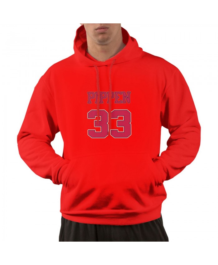 Scottie Pippen 2 Men's hoodie Scottie Pippen Red