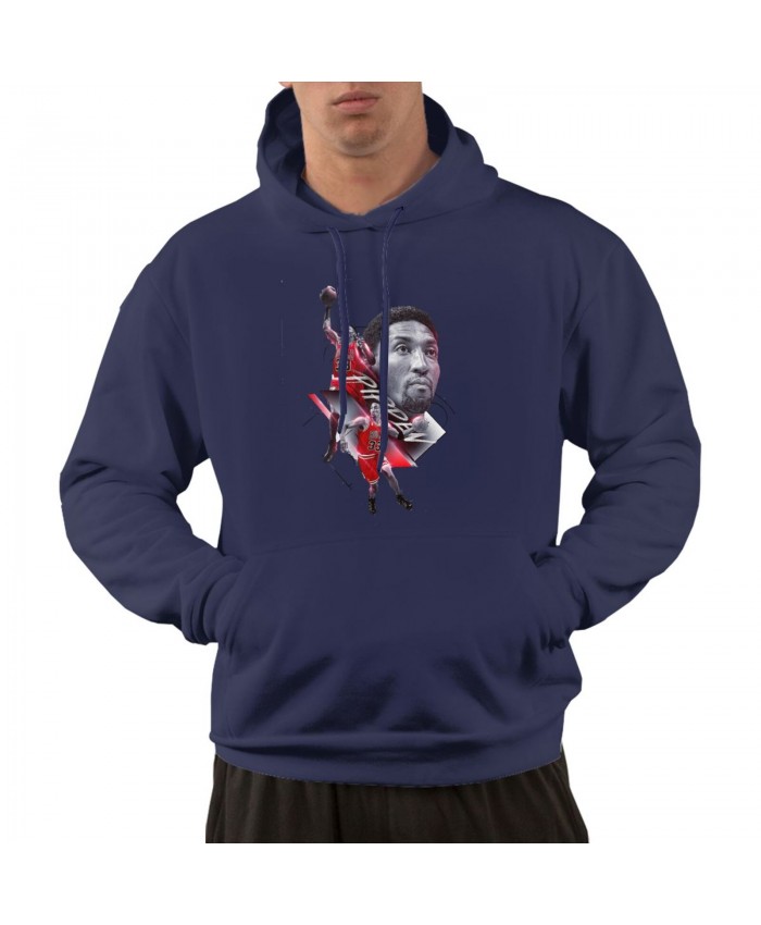 Scottie Pippen 8 Men's hoodie NBA Retro On Behance - Scottie Pippen Navy