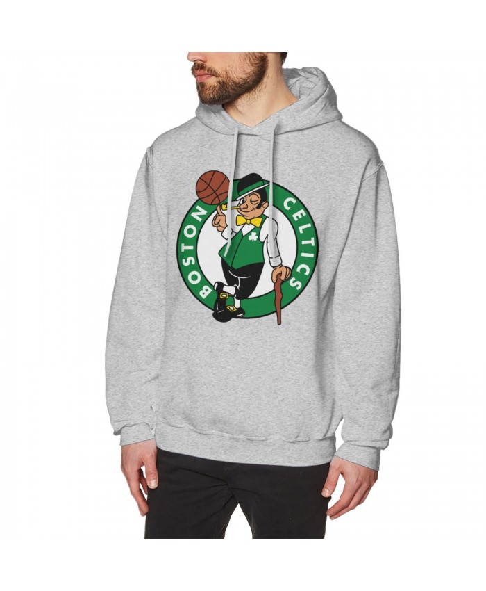 South Dakota State Basketball Men's Hoodie Sweatshirt Boston Celtics CEL Gray