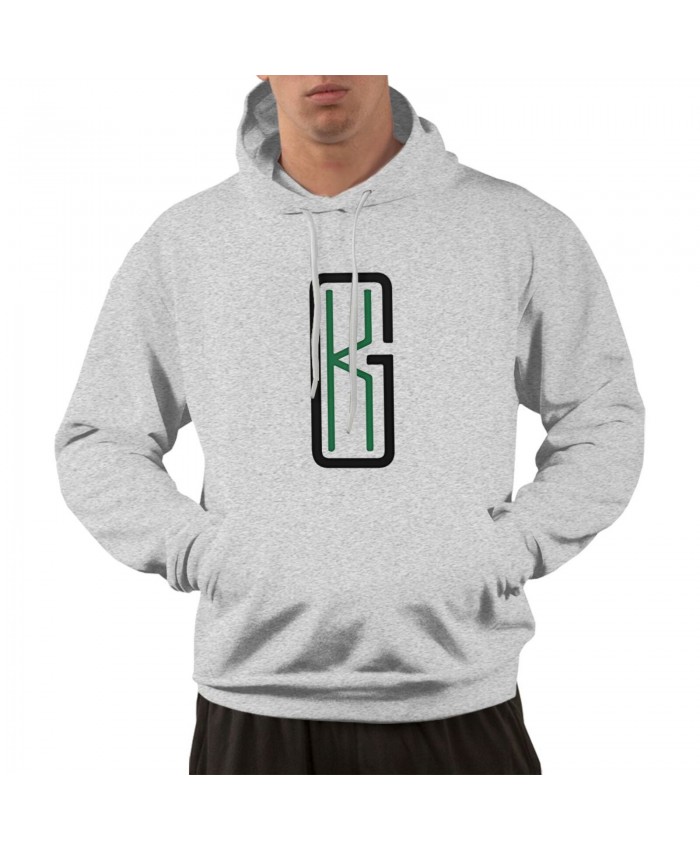 Spalding Basketball Goal Men's hoodie Kevin Garnett Logo Gray