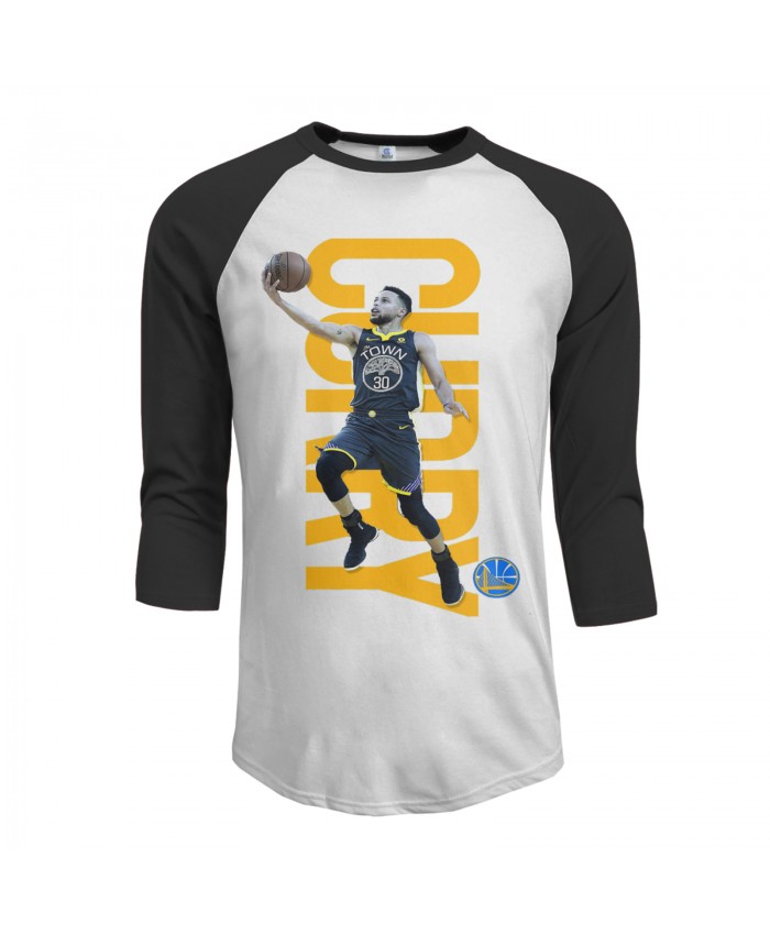 Stephen Curry Per Men's Raglan Sleeves Baseball T-Shirts Kai'Sa Stephen Curry Black