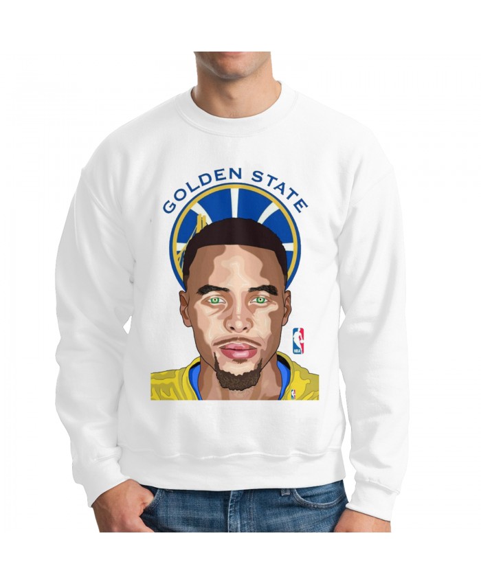 Stephen Curry Youtube Channel Men's crew neck hoodie Stephen Curry White