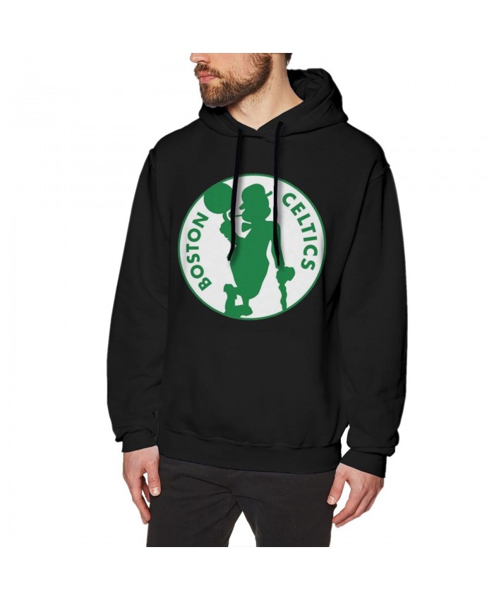 Tcu Basketball Men's Hoodie Sweatshirt Boston Celtics CEL Black