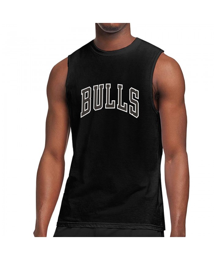 The Nba Men's Sleeveless T-Shirt Chicago Bulls CHI Black