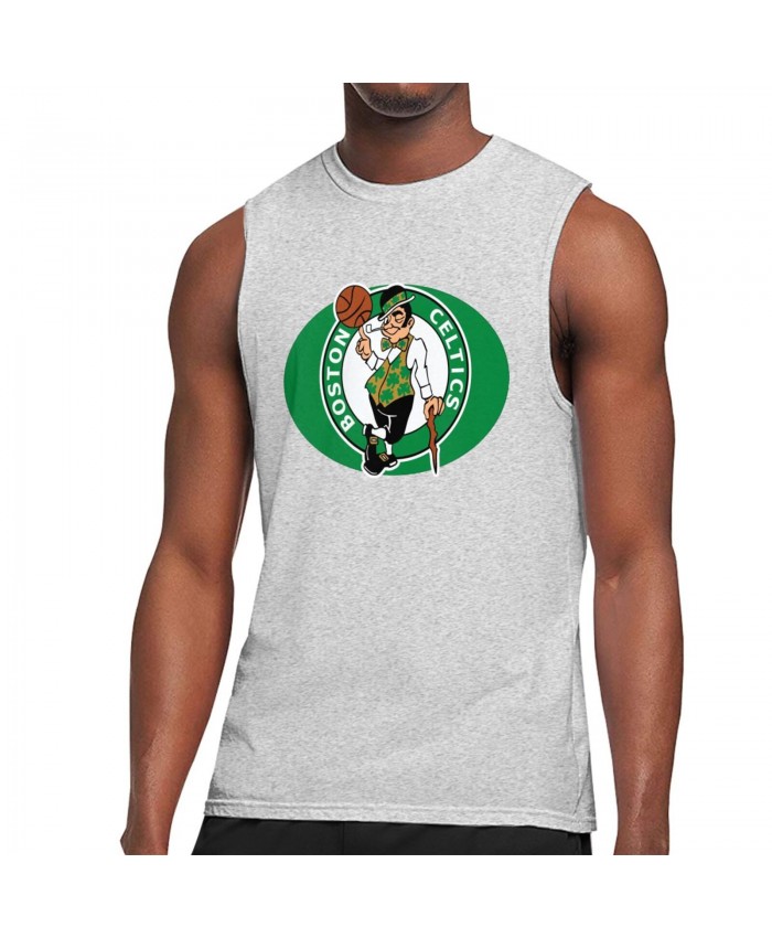 Tulane Basketball Men's Sleeveless T-Shirt Boston Celtics CEL Gray