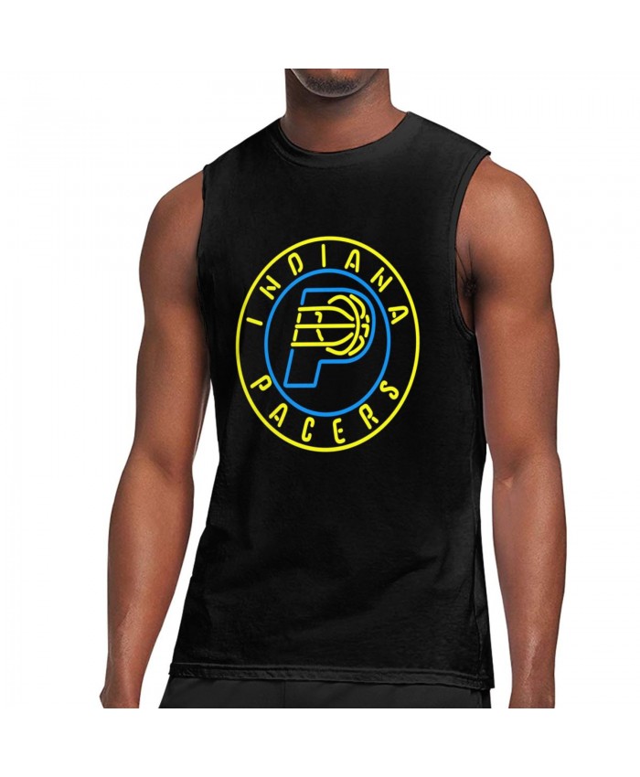 Victor Indiana Pacers Men's Sleeveless T-Shirt Indiana Pacers Much Improved Black