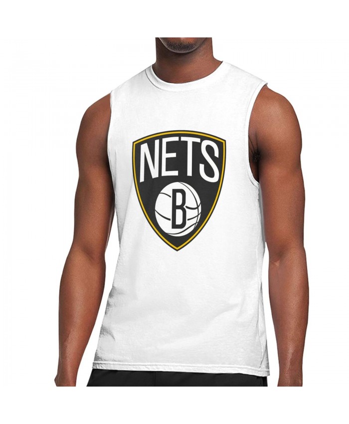 Watch Nba Men's Sleeveless T-Shirt Brooklyn Nets BKN White
