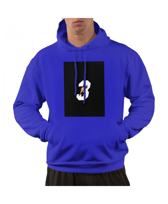 Way Of Wade Rick Ross Men's hoodie Dwyane Wade Logo Blue