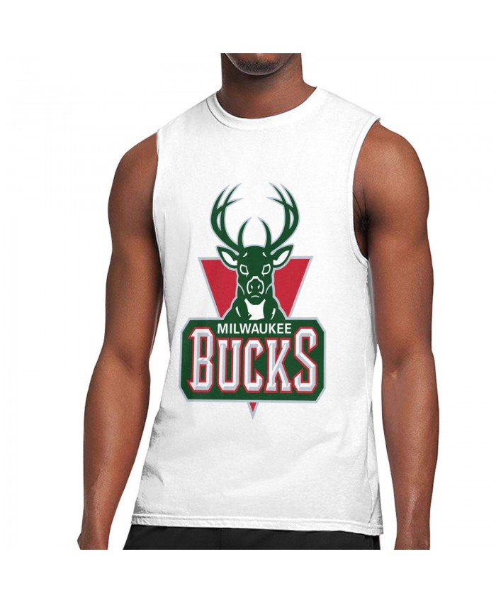 Wes Edens Milwaukee Bucks Men's Sleeveless T-Shirt Milwaukee Bucks MIL White