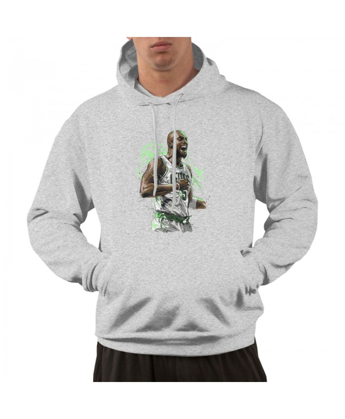 Winthrop Basketball Men's hoodie Kevin Garnett Gray