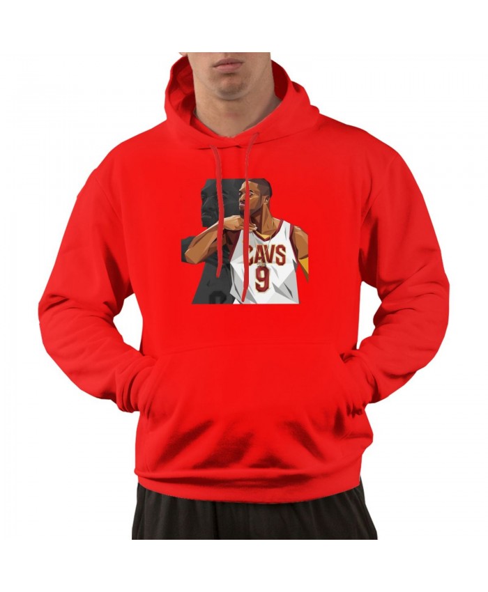 Wisconsin Basketball Men's hoodie Dwayne Wade Cleveland Cavaliers Red