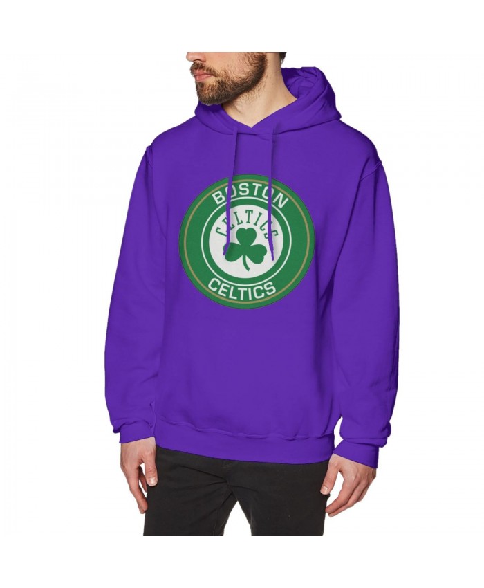 Wku Basketball Men's Hoodie Sweatshirt Boston Celtics CEL Purple