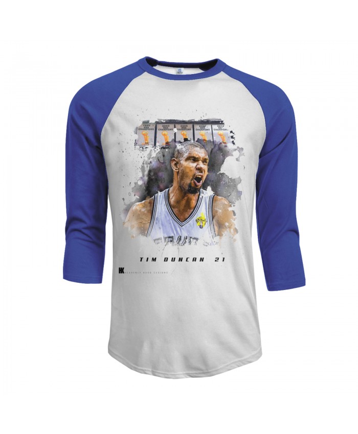 Wvu Women'S Basketball Men's Raglan Sleeves Baseball T-Shirts Last Run-Tim Duncan Tribute On Behance Blue